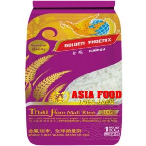 Thai Hom Mali Rice . Jasmine Reis 1kg/ Golden Phoenix -