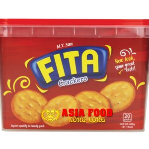 FITA Crackers (Snack Weizen Kekse Box rot 600g)/ My San -