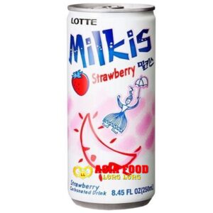 Milkis Strawberry Soda 250ml/ Lotte -