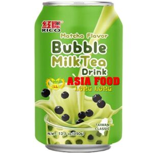Bubble Milk Tea (Matcha Flavor) 350ml/ Rico Taiwan -