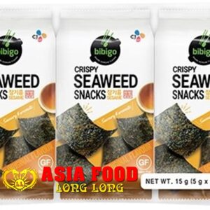 Crispy Seaweet snacks (Sesame)3x5g/ Bibigo Korea-