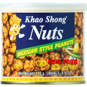 Erdnüsse Mexican Style( geröstet, Pikant umhüllt) 140g /Khao Shong -