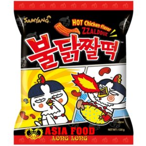 Hot Chicken Zzaldduk (Buldak Snack süss & scharf ) 120g/ Samyang -
