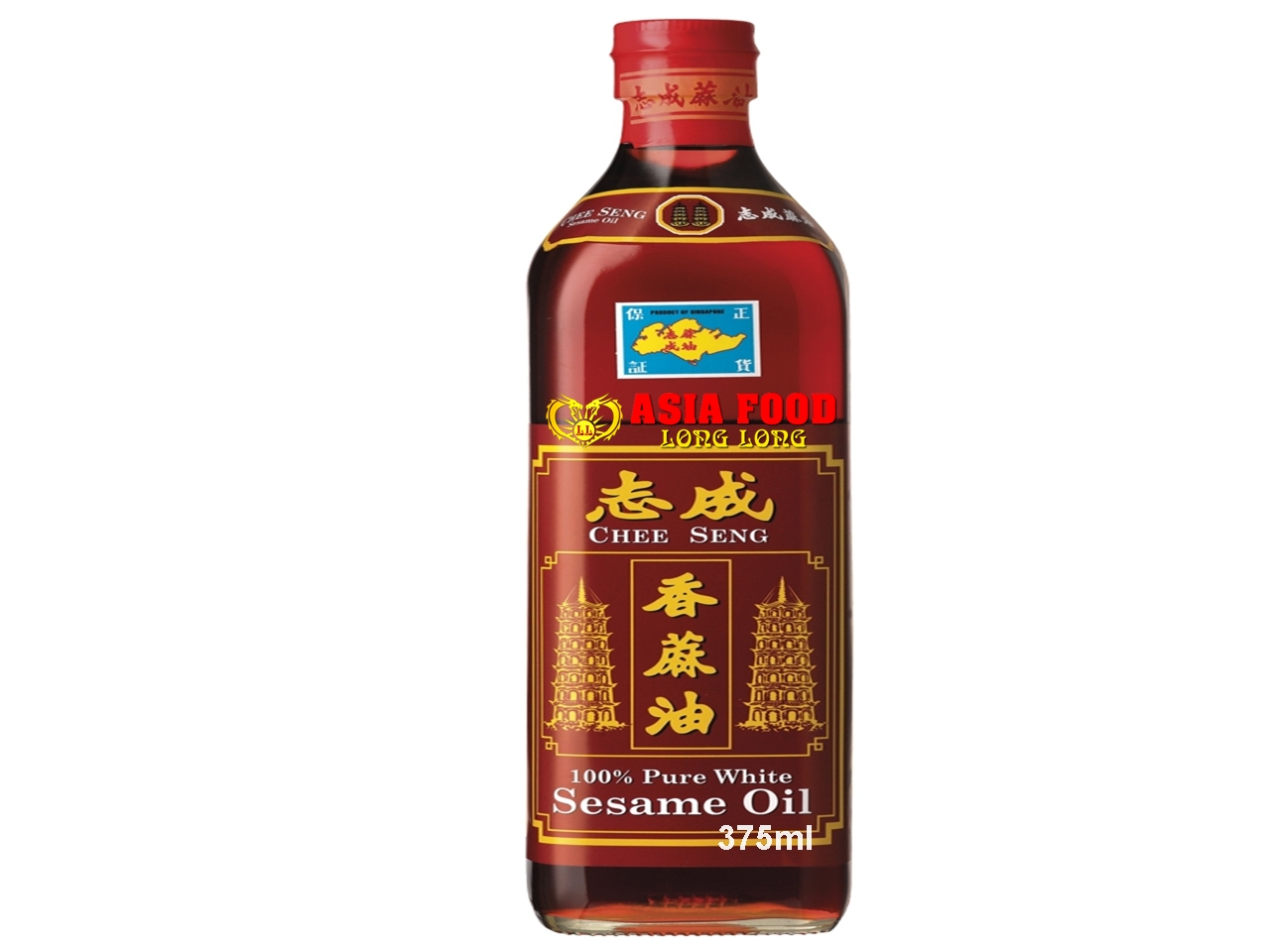 Sesamöl 100 % Pure 375ml /Chee Seng -Singapore