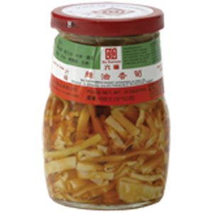 Gesalzener Bambusstreifen in Chiliöl 375g /Six Fortune -