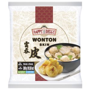 Teigblätter (Won Ton )9cm.300g/Happy Belly -