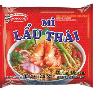 Mì Lẩu Thái (Inst Nudeln Garnelen )83g/Acecook -