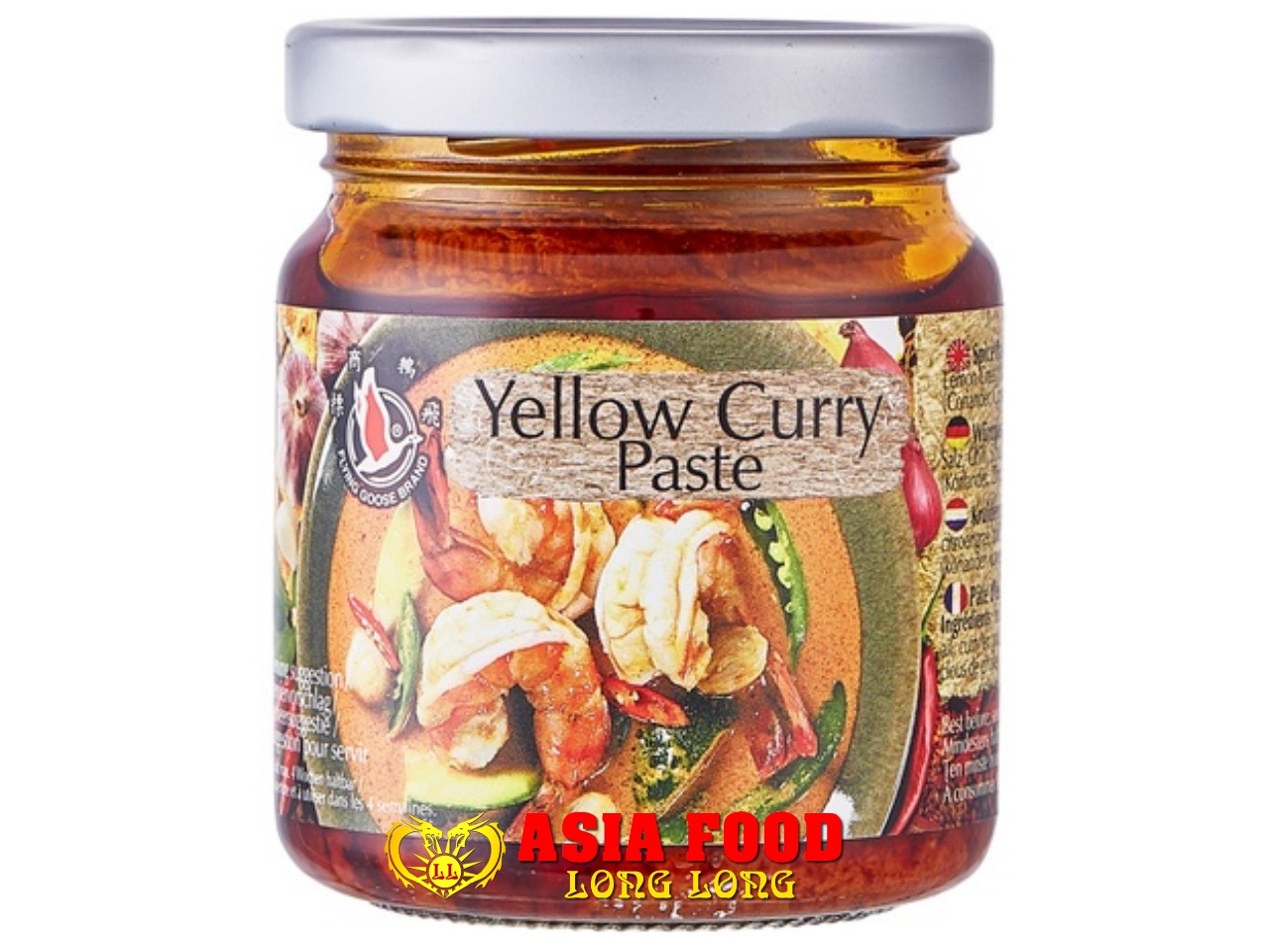 Currypaste (Gelb) 195g / Flying Goose Brand -Thailand