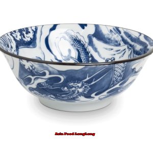 Bowl Schale Ø20,5 cm/8'cm Blaue Drache / Japan -