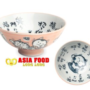 Cat Rice Bowl Pink 11,5x6,2cm/Japan