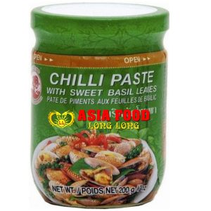 Chili Paste mit Süss-Basilikum 200g /Cook Brand - Thailand