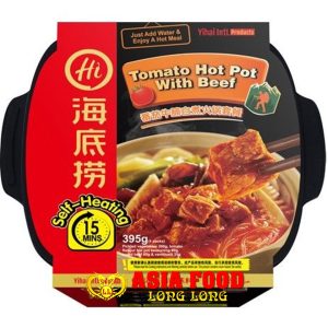 Tomato Hot POT with Beef( Selbstheizend Spicy Flavour )395g/ Haidilao-