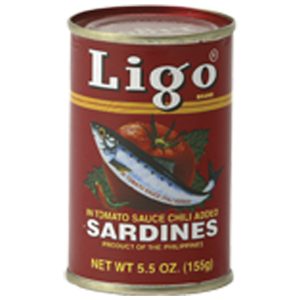 Sardinen in Tomatensauce mit Chili 155g /Ligo -