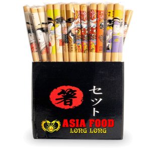 Essstäbchen in Box Geisha  22,5 cm | 5 mix | 1 paar