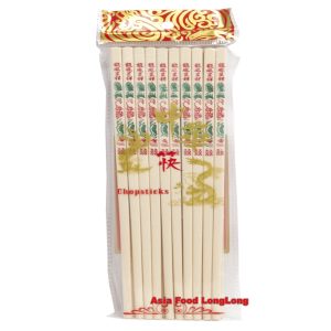 Essstäbchen Melamin 10 Paare Drache und Phönix  27 cm. China