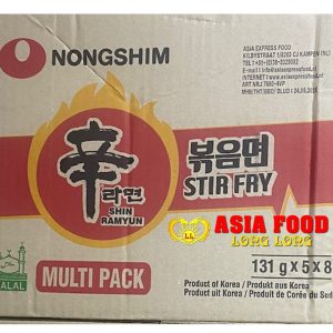 Shin Ramyun Stir Fry (Spicy )8x5x131g/ Nongshim-Korea