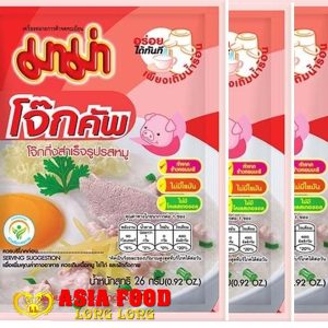 Cooked Rice Porridge Pork Flavour( Chao Heo) 3x78g/Mama -Thailand