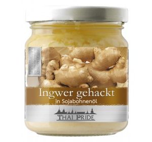 Ingwer gehackt in Sojabohnenöl 175g /Thai Pride -