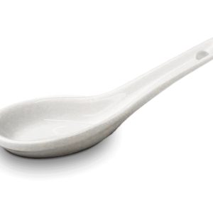 Reislöffel Weiß  Aus Porzellen 12,5 cm / 5"  -