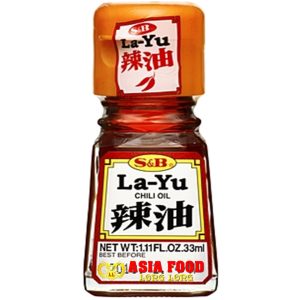 La-Yu Chiliöl 33ml (japanisches Sesamöl mit Chili)/ S&B- Japan