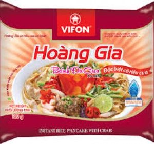 Bánh Da Cua' Hoàng Gia' ( Inst Reisnudeln mit Krabbe) 120g/Vifon -